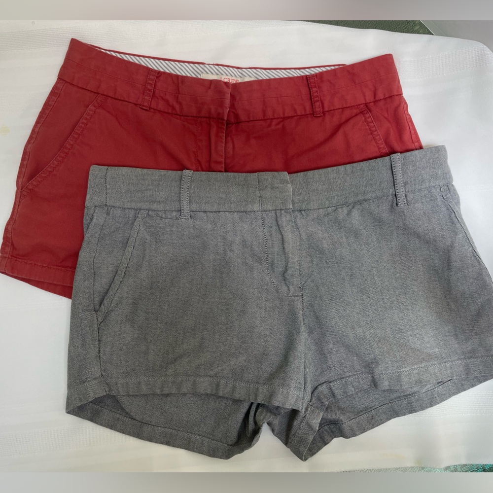 Bundle of 2 J Crew chino shorts 3 inch inseam.